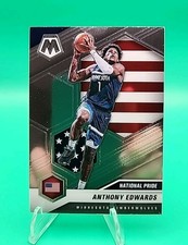 2020-21 NBA Panini Mosaic - National Pride Anthony Edwards #252 (RC) Wolves