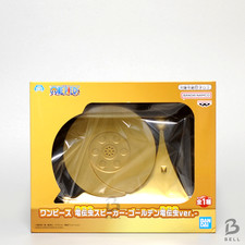 One Piece Transponder Schnecke Lautsprecher Figur Golden Den Den Mushi...
