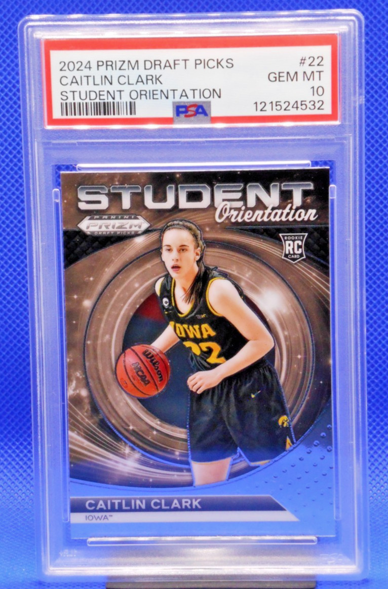 2024 Prizm DP #22 Caitlin Clark RC Student Orientation Silver PSA 10 GM MINT