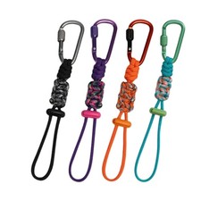 Outdoor Bottles Fastener with Locking Carabiner Adjustable Bottles Holder Clip