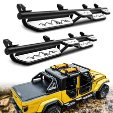 Drop Running Boards Side Steps Nerf Bars For 2020-2026 Jeep Gladiator JT 4 Door