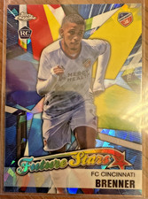 2021 Topps Chrome MLS Sapphire Edition Future Stars Brenner #FS-18 Rookie RC
