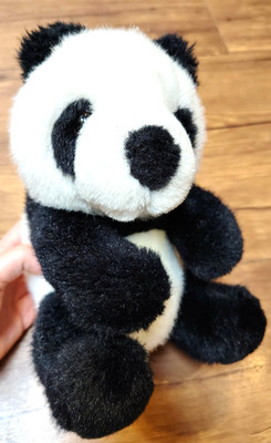 A-One Plush Toys TCC Continuity Holland PANDA Bear 9 Inch Black White Soft Plush