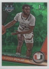 2023-24 Bowman U Chrome Sapphire Edition Green 60/99 Wooga Poplar #85 6j0