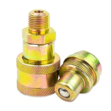 3/8″ Male & Female High Pressure Screw Type Hydraulic Quick Coupler Set 10k PSI