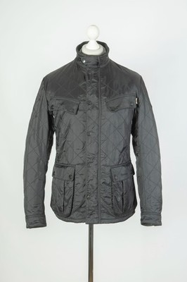 Barbour International Ariel Quilted Black Men's Jacket Coat Size M