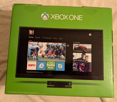 Microsoft Xbox One with Kinect 500GB Black Console - 7UV-00077 for