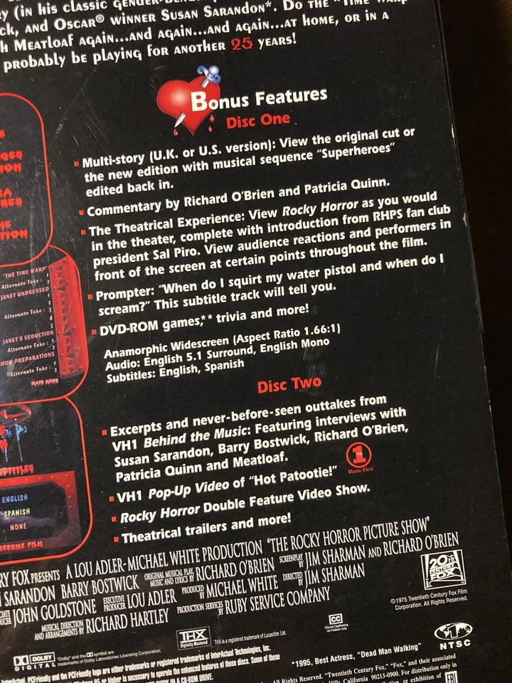 The Rocky Horror Picture Show 25 Years Of Absolute Pleasure 2 Disc DVD Movie - Image 4 of 4