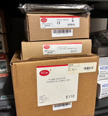FIREYE E110 COMPLETE / ED510-EP160-EUV1 / NEW!!! 