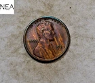 1922-D WEAK D Lincoln Wheat Penny Cent ~ Almost Uncirculated AU Toned ~ (ZW166)