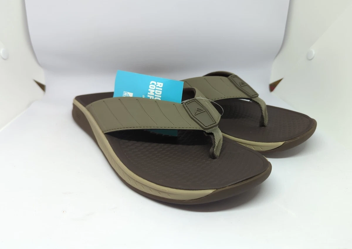 Reef Men\'s Deckhand Sandals Olive Size 9 NWT Reef The Deckhand Olive men main image 4