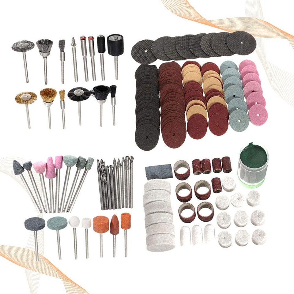 Electric Grinding Tools Set 222Pcs Durable Wool Polishing Pad Cutting ...