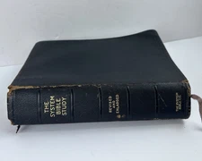 The System Bible Study 1947 Genuine Leather Black Revised Enlarged Scholar