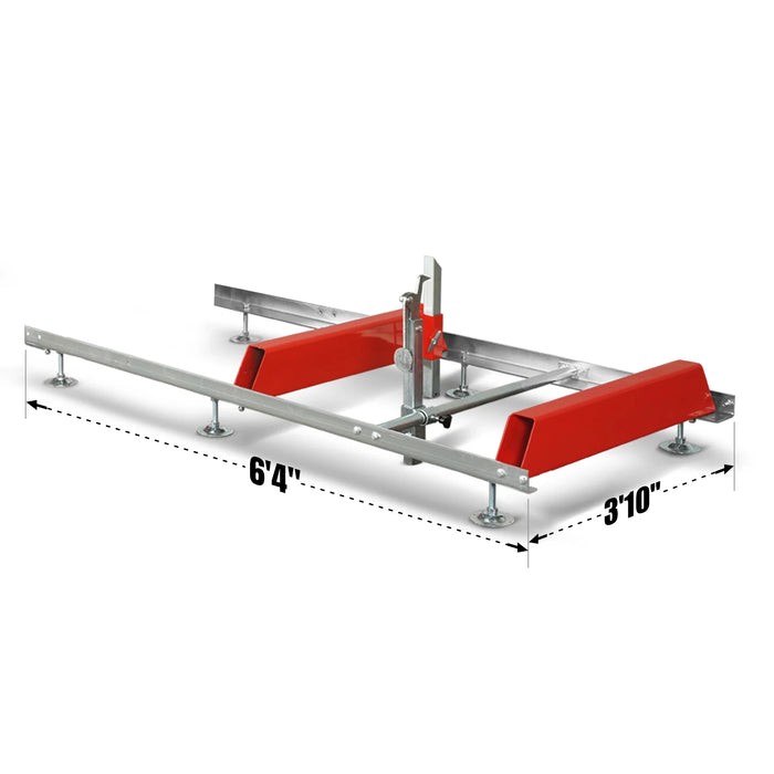 Track Extension for MechMaxx SM-36MAX;SM-36HMAX Portable Sawmill,6.4 ft Length