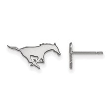 14k Sterling Silver XS (Tiny) Southern Methodist Univ. Post Earrings