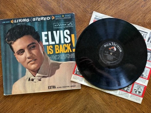 ELVIS PRESLEY-ELVIS IS BACK! LP RCA 1ST PRESSING gatefold LPM-2231