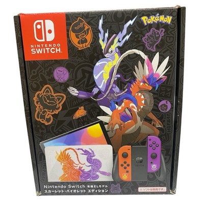 Nintendo Switch OLED Pokémon Scarlet & Violet Edition good condition  No.2
