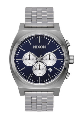 Nixon Time Teller Chrono Stainless Steel Blue Dial 40mm Watch A972-5327