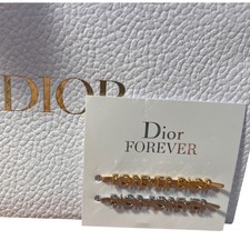  2 Dior Forever Holiday Hair Clips Beauty Hair Accessories Silver  Gold