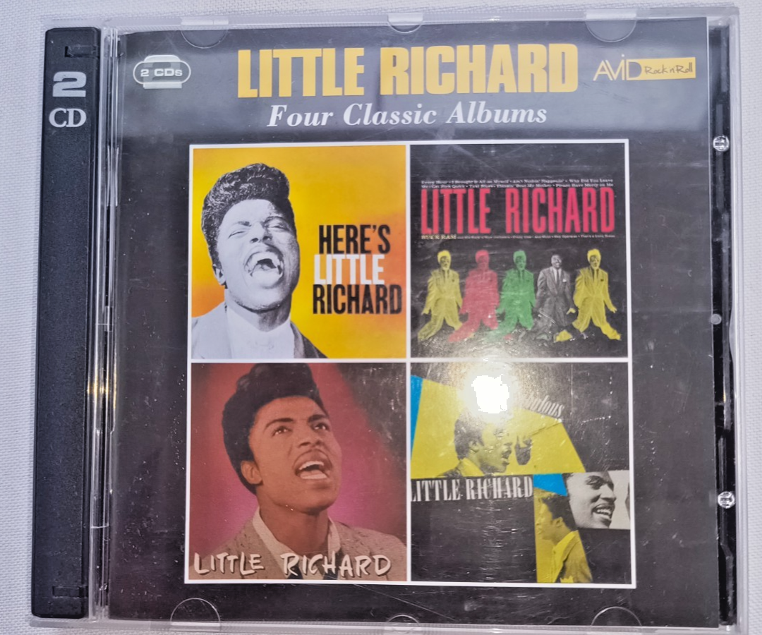 LITTLE RICHARD ""FOUR CLASSIC ALBUMS"" 2 x CD SET 45 TRACKS LUCILLE TUTTI FRUTTI
