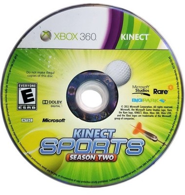 Scratch-Free - Kinect Sports Season 2 - Microsoft Xbox 360 UnTested