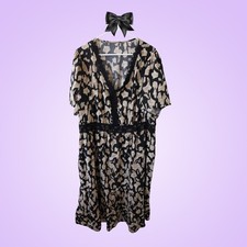 SHEIN Curve 5XL Lace Trim Maxi Dress | Runs Small | See Measurements