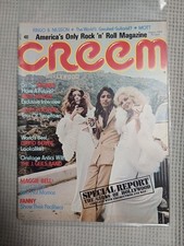 CREEM Magazine August 1974 Alice, Stones, Bowie, J. Giles, Fanny, Maggie Bell CREEM Magazine August 1974 Alice, Stones, Bowie, J. Giles, Fanny, Maggie Bell