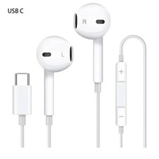 USB-C Type C Wired Headphones Earbuds for iPhone 15 16 17 Pro Max Plus US