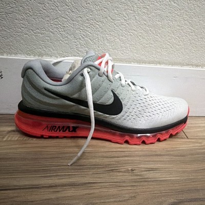 Nike Air Max Men's Low Top Lace Up Running Sneakers Flymesh Gray