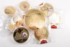 J69N17-religious medals including Civitas Vaticana Canonizatio Ioannes Paul II