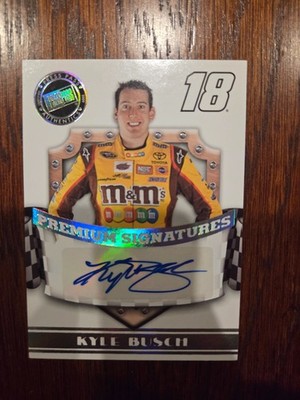 2009 Press Pass Premium Signatures Kyle Busch Auto Autograph Nascar