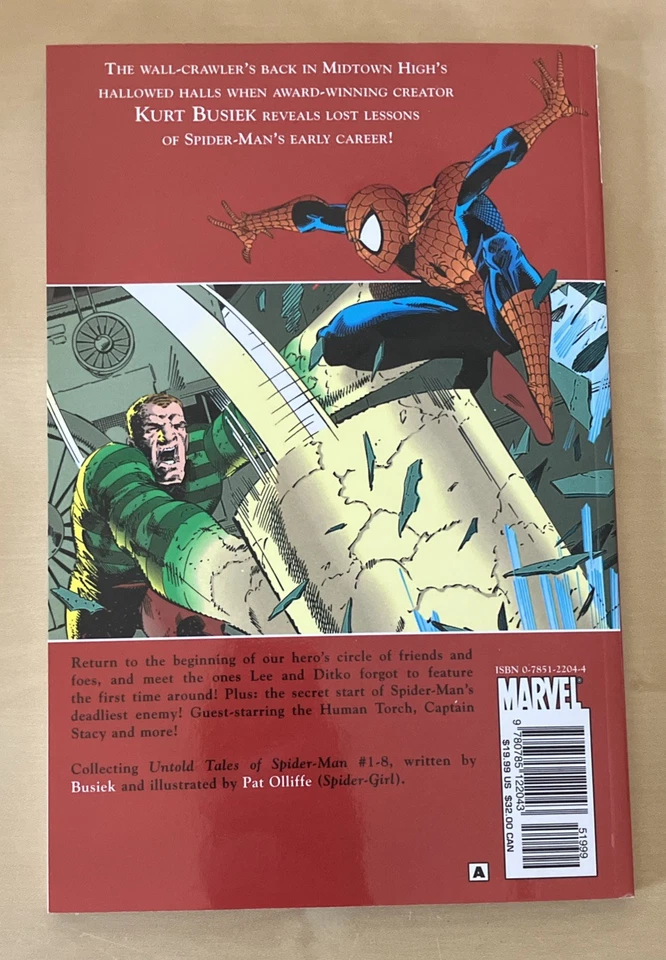 Spider-Man Visionaries TPB: Kurt Busiek Volume 1 Softcover Graphic Novel Marvel - Image 2 of 2