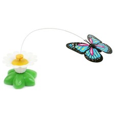 Fun Pet Electric Rotating Butterfly Toy For Cat Training Interactive Toys H