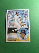 1983 TOPPS BOBBY MURCER #782 NEW YORK YANKEES
