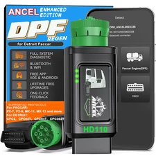 ANCEL HD110 for Detroit Paccar Heavy Duty Truck OBD Scanner Diagnostic DPF Regen