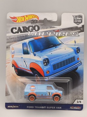 Hot Wheels 2018 - Car Culture - Cargo Carriers - Ford Transit Supervan GULF OVP