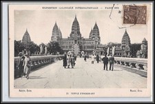 49661 N°271 temple d'angkor vat cambodge cambodia Exposition coloniale Paris 193