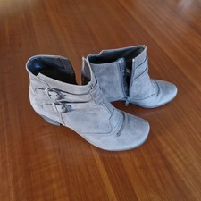 Gabor Stiefeletten Uk 5 1/2 Grau Leder