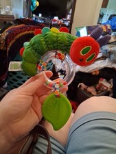 World Of Eric Carle Caterpillar Rattle Teether Noise Maker 7  0 Months