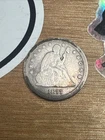 1877-CC Seated Liberty Quarter