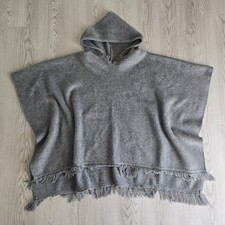 Inca Runa Sweater Cape Poncho Native American Kichwa Arts Alpaca Wool Hooded