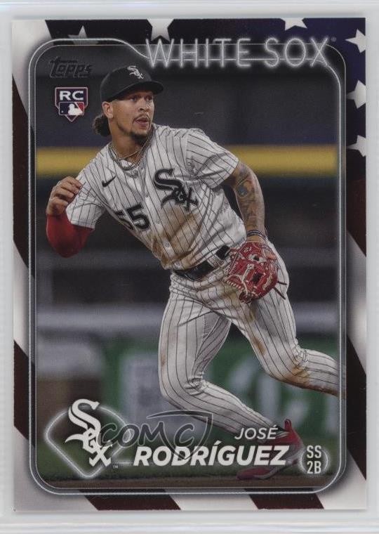 2024 Topps Series 1 Independence Day 62/76 Jose Rodriguez José Rodríguez #86 3g6