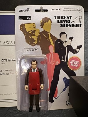 The Office Figure Super7 Reaction Threat Level Midnight Hostage #4 Toby