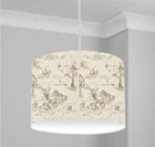 WINNIE the POOH map CEILING DRUM LIGHT SHADE / TABLE LAMPSHADE 3 SIZE