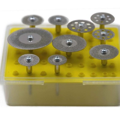 Diamond Cutting Wheel, 10PCS 1/8'' Diamond Cutting Discs Cut-Off Wheel Blades ...
