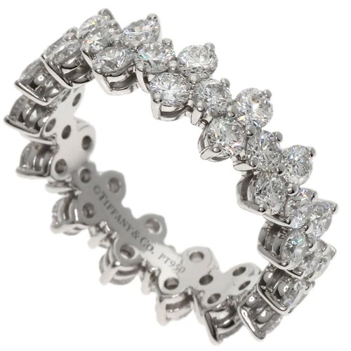 TIFFANY&Co.  Aria Full Eternity Diamond Ring Platinum PT950  Ladies [Used]