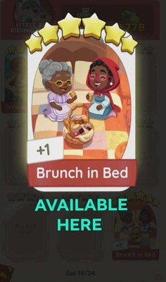 Brunch im Bett 6  Set-19 EVER AFTER ALBUM MONO-POLY-GO SUPER SCHNELLER VERSAND