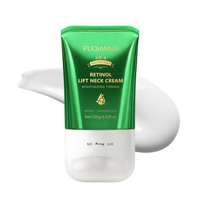 Retinol Neck Cream - Advanced Neck Firming Cream with AH8 for Crepey Skin, Hyalu