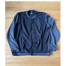 Jordan Dri-FIT Snap Front Colorblock Track Jacket Mens L Black Gray Pockets