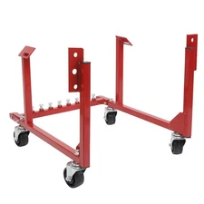 Hot Sale 1000lb Auto Engine Cradle Stand for Chevrolet Chevy V8 Red